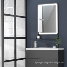 New design lighted Bathroom Mirror With Shelf